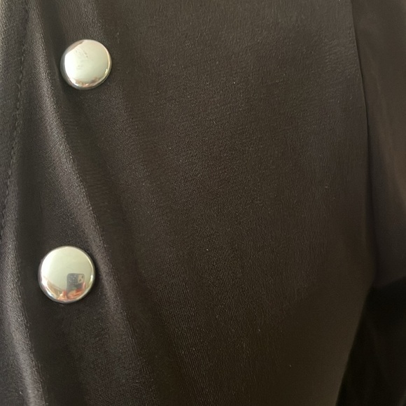 MICHAEL Michael Kors Black Studded Wrap Dress Sz P/S EUC - Picture 9 of 9